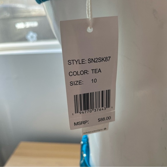 NWT Sunshine 79 Teal Constellation Two Piece Bikini Set Women's Size 10 - Picture 9 of 11